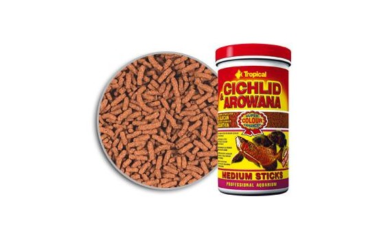 Tropical Cichlid & Arowana medium-sticks 300ml.